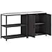 Set di Stoccaggio per Cucina 2 pcs Nero 180 x 50 x 92 cm - Foto miniatura 7