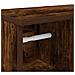 Mobile da Bagno con Portarotolo Rovere Fumo 39x22x90 cm - Foto miniatura 9