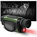 Monocolo Portatile Per Visione Notturna Digitale Uhd 2.5k Con Zoom Ottico 4x E Illuminatore A rarossi Green - Foto miniatura 7