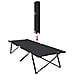 Letto da campeggio pieghevole Pieghevole Nero 206 x 76 x 74 cm - Foto miniatura 9