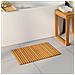 Tappeto da bagno Marrone 60 x 40 cm Legno di Acacia Massello - Foto miniatura 2