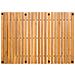 Tappeto da bagno Marrone 60 x 40 cm Legno di Acacia Massello - Foto miniatura 9