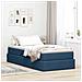Letto con contenitore e materasso Blu 90 x 200 cm Poliestere - Foto miniatura 2