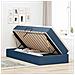 Letto con contenitore e materasso Blu 90 x 200 cm Poliestere - Foto miniatura 4