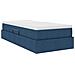 Letto con contenitore e materasso Blu 90 x 200 cm Poliestere - Foto miniatura 5