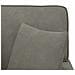 Chaise Longe con Gonna 3 pcs Grigio chiaro Tessuto in Cords - Foto miniatura 9