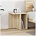 Tavolino Rovere Sonoma 37 x 32 x 40 cm Legno multistrato - Foto miniatura 2
