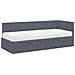 Struttura Letto Angolare con Materasso 2 pcs Grigio Velluto - Foto miniatura 4