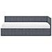 Struttura Letto Angolare con Materasso 2 pcs Grigio Velluto - Foto miniatura 5