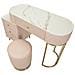Consolle Trucco Vkh22-rosa-legno-120x40x75 Cm - Foto miniatura 4
