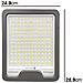 Proiettore Solare Led 16 W Con Pannello Solare 20 W E Rilevamento Automatico - Foto miniatura 4