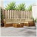 Set di divani da esterno con cuscino 6 pcs Naturale e Beige - Foto miniatura 2