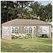 Tenda per feste a pop-up 575 x 289 x 245 cm Crema - Foto miniatura 2