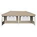 Tenda per feste a pop-up 575 x 289 x 245 cm Crema - Foto miniatura 5