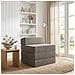 Divano Letto Pieghevole Grigio Chiaro 200 x 70 x 15 cm - Foto miniatura 2