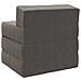 Divano Letto Pieghevole Grigio Chiaro 200 x 70 x 15 cm - Foto miniatura 5