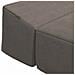 Divano Letto Pieghevole Grigio Chiaro 200 x 70 x 15 cm - Foto miniatura 6