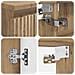 Set di mobili per il bagno 4 pcs Rovere Artigianale - Foto miniatura 4