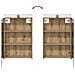 Set di mobili per il bagno 4 pcs Rovere Artigianale - Foto miniatura 9