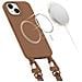 Magnecklace Custodia Magsafe Per Iphone 15 - Marrone - Foto miniatura 3