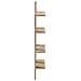 Scaffale da parete Rovere Sonoma 61 x 13,5 x 88 cm - Foto miniatura 3