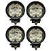 4 X Faro 27w Rotondo Faretto Led Da Lavoro 9 Led Da 3w Di Profondità Auto Barca - Foto miniatura 1