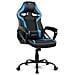 DR50 Sedia Gaming per PC da 120 kg Sedia imbottita Tappezzata e Schienale Imbottito Tappezzato Colore Nero e Blu - Foto miniatura 1