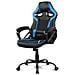 DR50 Sedia Gaming per PC da 120 kg Sedia imbottita Tappezzata e Schienale Imbottito Tappezzato Colore Nero e Blu - Foto miniatura 3