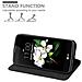 Custodia Compatibile Con Lg K7 2017 In Nero Di Notte - Coperchio Protettiva Con Chiusura Magnetica, Funzione Stand E Tasca Per Le Carte - Foto miniatura 4