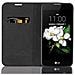 Custodia Compatibile Con Lg K7 2017 In Nero Di Notte - Coperchio Protettiva Con Chiusura Magnetica, Funzione Stand E Tasca Per Le Carte - Foto miniatura 7