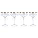 Set Coppe Champagne Da 4 Pezzi, In Vetro Trasparente - Foto miniatura 2