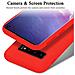 Custodia Compatibile Con Samsung Galaxy S10 In Liquid Rosso - Coperchio Protettivo In Silicone Tpu Flessibile - Foto miniatura 3