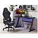 Scrivania Da Gaming Con Luci Led Rgb 120 X 60 Cm Nero Darfur - Foto miniatura 4