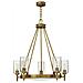 Lampadario A 5 Luci Multibraccio Finitura Ottone, Attacco E27 - Foto miniatura 1