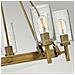 Lampadario A 5 Luci Multibraccio Finitura Ottone, Attacco E27 - Foto miniatura 7