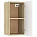 Mobile TV Bianco Rovere Sonoma 30,5x30x60 cm Legno Multistrato - Foto miniatura 2