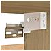 Mobile TV Bianco Rovere Sonoma 30,5x30x60 cm Legno Multistrato - Foto miniatura 10