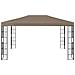 Gazebo con Luci a Stringa LED 34 m Grigio Talpa - Foto miniatura 2