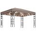 Gazebo con Luci a Stringa LED 34 m Grigio Talpa - Foto miniatura 1