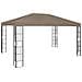 Gazebo con Luci a Stringa LED 34 m Grigio Talpa - Foto miniatura 3