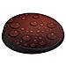 "Red Drops" Disc Pad Rosso tappetino per mouse - Foto miniatura 1