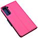 Maxy Custodia Book Orizzontale Silicone Case Per Samsung Galaxy S21 5g G991 Pink-navy - Foto miniatura 3