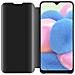 Custodia Compatibile Con Samsung Galaxy A50 / A30s / A50s In Tormalina Nera - Clear View Specchio Coperchio Protettivo Con Funzione Di Supporto Protezione A 360 Gradi - Foto miniatura 3