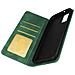 Custodia Similpelle Soft-touch Galaxy A03s Funzione Supporto Verde - Foto miniatura 5