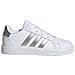Gw6506 Grand Court 2.0 K Sneakers Pelle Silver Bianco 39 1/3 - Foto miniatura 1