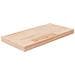 Ripiano 40x20x2,5 Cm Legno Massello Di Rovere Non Trattato - Foto miniatura 1
