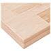 Ripiano 40x20x2,5 Cm Legno Massello Di Rovere Non Trattato - Foto miniatura 3