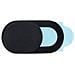 1x Webcam Cover Slider Tappo Privacy Protection Copri Fotocamera Tablet Laptop Pc Mac Smartphone Nero - Foto miniatura 1