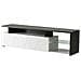 Mistie - Porta Tv Anta Decorata Moderno Minimal In Legno - Foto miniatura 1