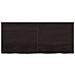 Ripiano Marrone Scuro 140x60x (2-6) cm Massello Rovere Trattato - Foto miniatura 5